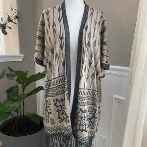 Cute fringed poncho
